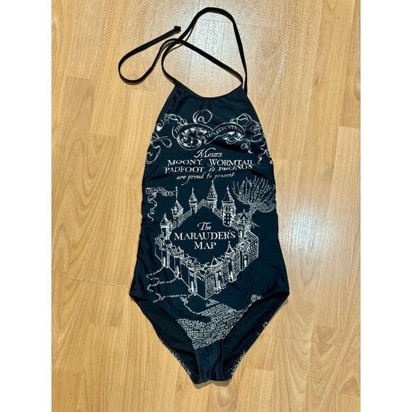 Harry Potter Marauder's Map Swimsuit - Picture 4 of 16